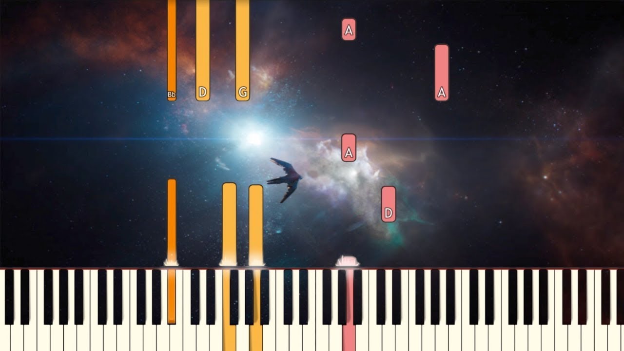 Marvel's Avengers: Endgame -  Official Trailer Music | Piano Tutorial (Synthesia)