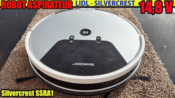 Aspirateur robot LIDL SILVERCREST SSRA1 installation Robot Vacuum Cleaner  Saugroboter - YouTube