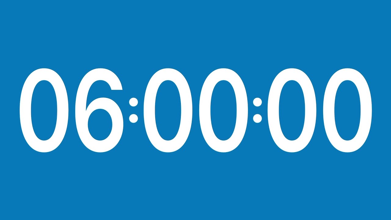 6 6 Hour Timing YouTube 6-6-hour-timing-youtube