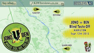 Jono -V- Ben V Energy Drink Blind Taste-Off In Hamilton