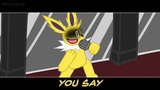 FNF Silly Billy 'Lyrics Part' (Jolteon) | Pokemon Animation