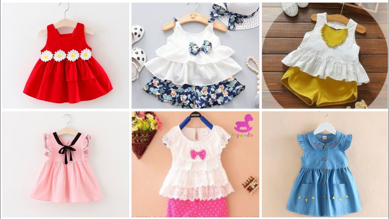 Top 50 1 month to 1 years babies frock design - YouTube