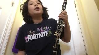 How to play lightly row part A on the clarinet | how to play the clarinet episode episode 8
