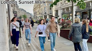 London Sunset Walk | Relaxing Evening Walk through West End [4K HDR] by LONDON CITY WALK 4,124 views 2 days ago 1 hour, 22 minutes