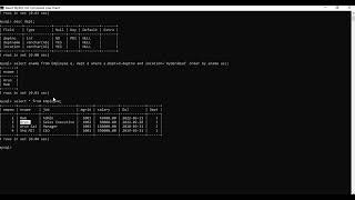 JDBC program to join two tables and print results