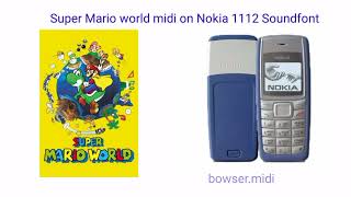 Super Mario world midi on Nokia 1112 Soundfont
