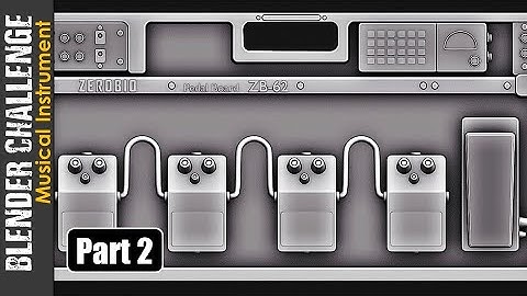BLENDER CHALLENGE: MUSICAL INSTRUMENT (PART 2: MODELING)