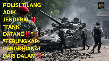 VIRAL‼️ Polisi Tilang Adik Jenderal Kopassus, Tiba-Tiba Tank TNI Datang ke Kantor Polisi‼️