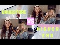 TESTING DRUGSTORE VS HIGHER-END PRODUCTS