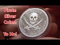 Pirate SILVER Review - &quot;Calico Jack&quot; Rackham 1 oz 9999 Silver Coin by The European Mint #calicojack