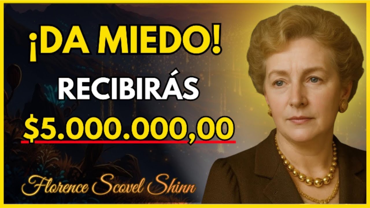 RECIBIRÁS 5 MILLONES ANTES DE QUE ESTA ORACIÓN TERMINE | Florence Scovel Shinn