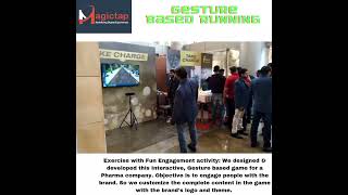 Gesture based running Game for Conference Digital Activity