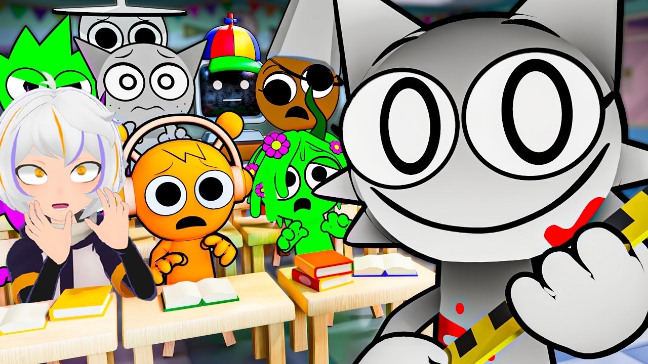 WENDA en LA ESCUELA?! Incredibox Sprunki Animación | ChuyMine REACCIONA a Hornstromp en Español