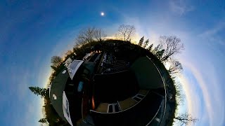 Celebrity Time Lapse 360° Video of Total Eclipse, 2024 Wealth