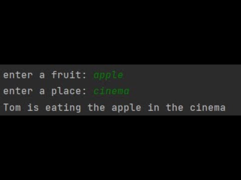 Mad lib generator in python part:1