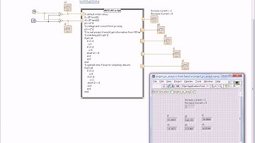 modeling MPPT under Labview with Matlab script