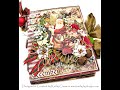 Prima Victorian Christmas Envelope Album Tutorial for Throwback Thursday