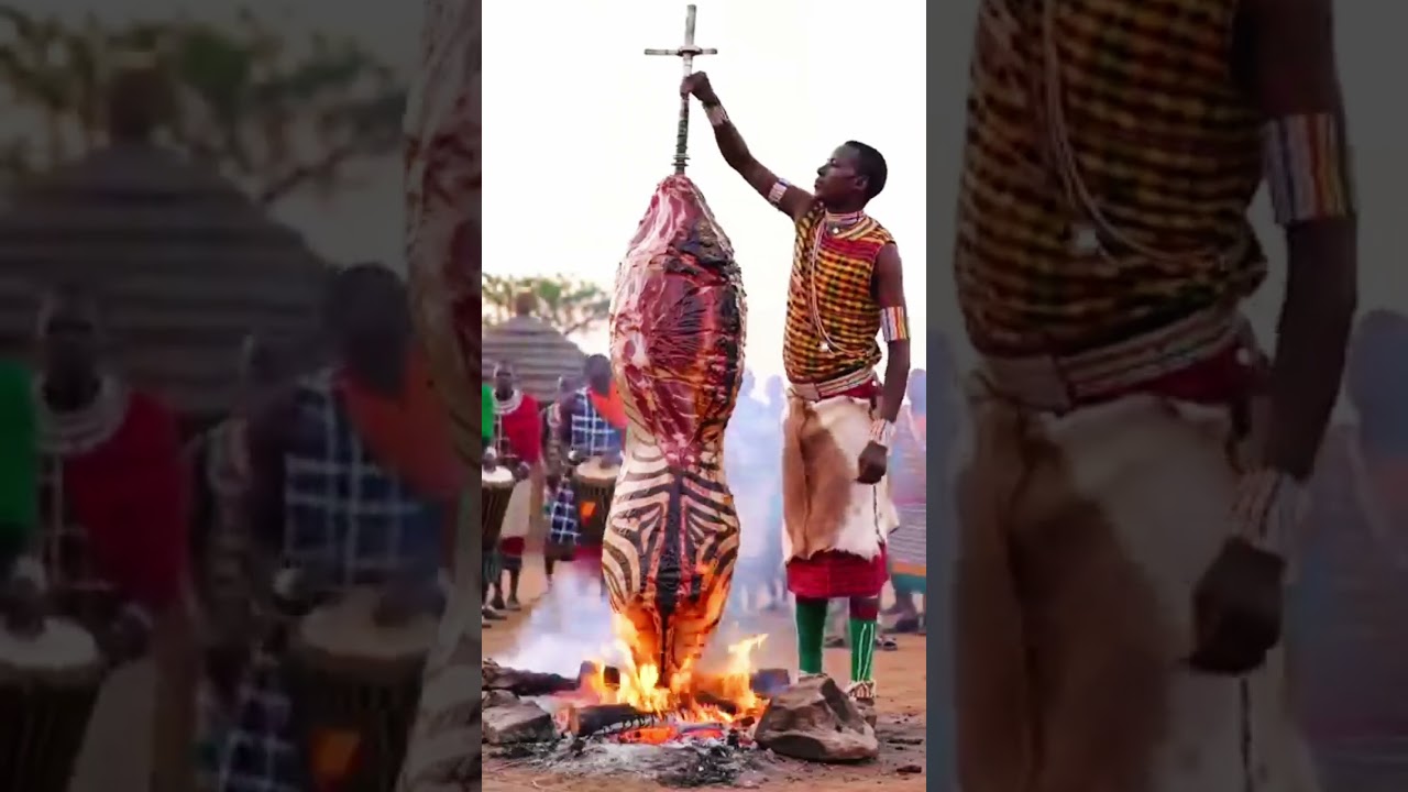 Whole ZEBRA BBQ for A FEAST!