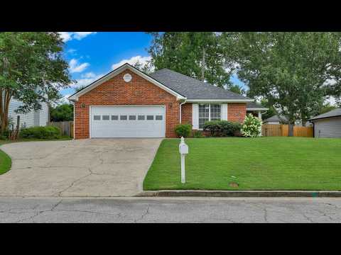 240 Amelia Dr W, Martinez, GA home video tour