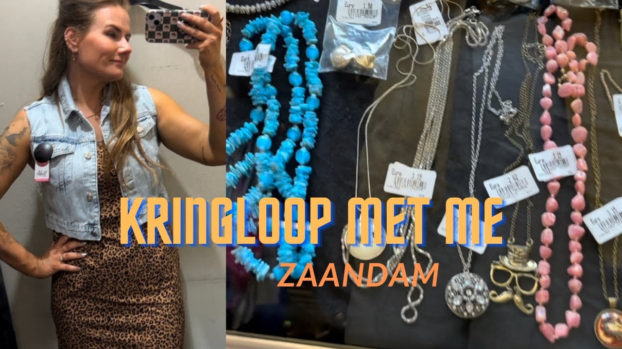Kringloop met me in Zaandam // bizarre schoenenafdeling & een prachtige score qua kleding