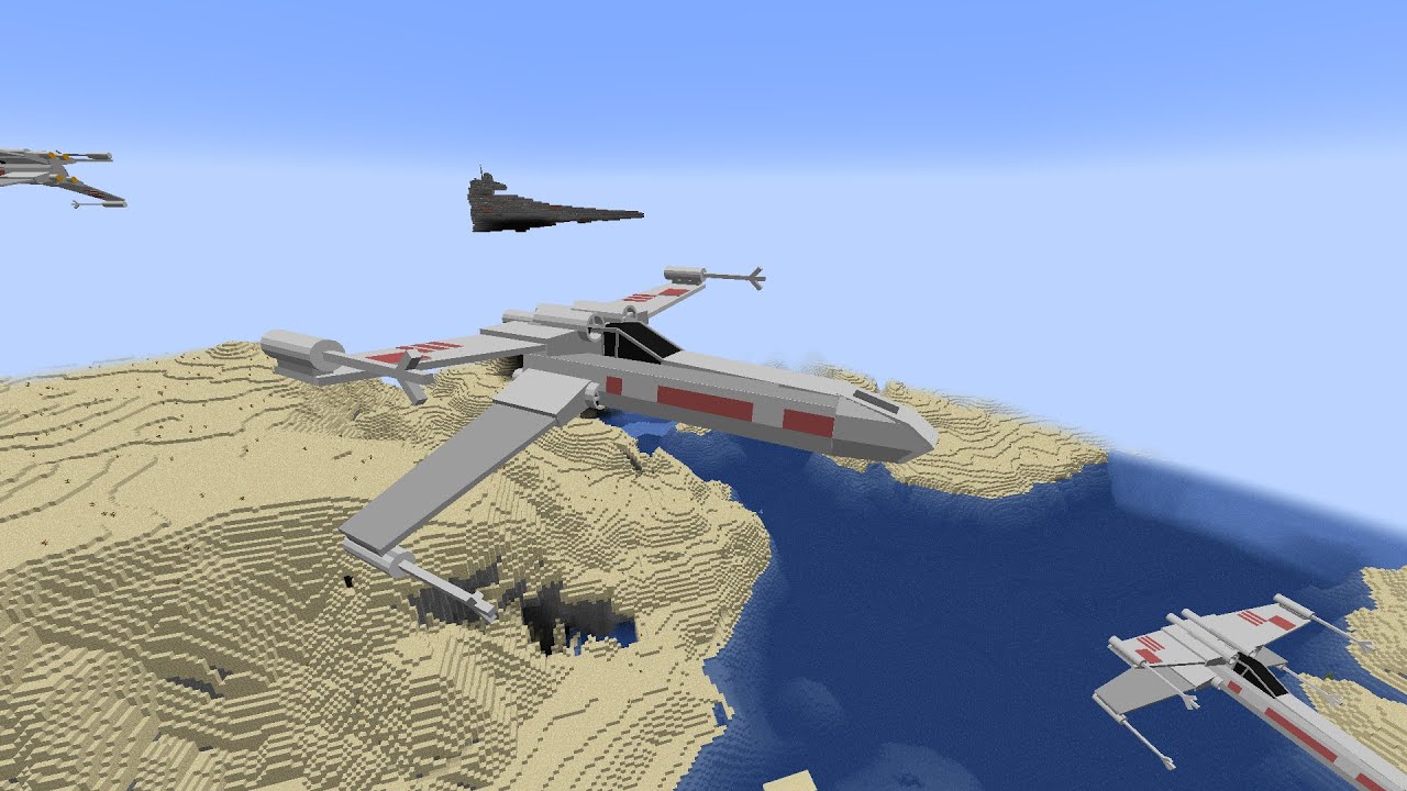 Blockbench Star Wars XWing YouTube