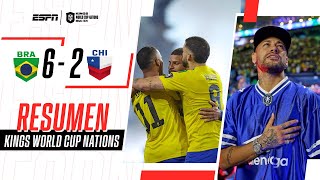 BRASIL BICAMPEÓN DE LA KINGS ANTE CHILE EN UN PARTIDO PARA LA HISTORIA | Brasil 6-2 Chile | RESUMEN