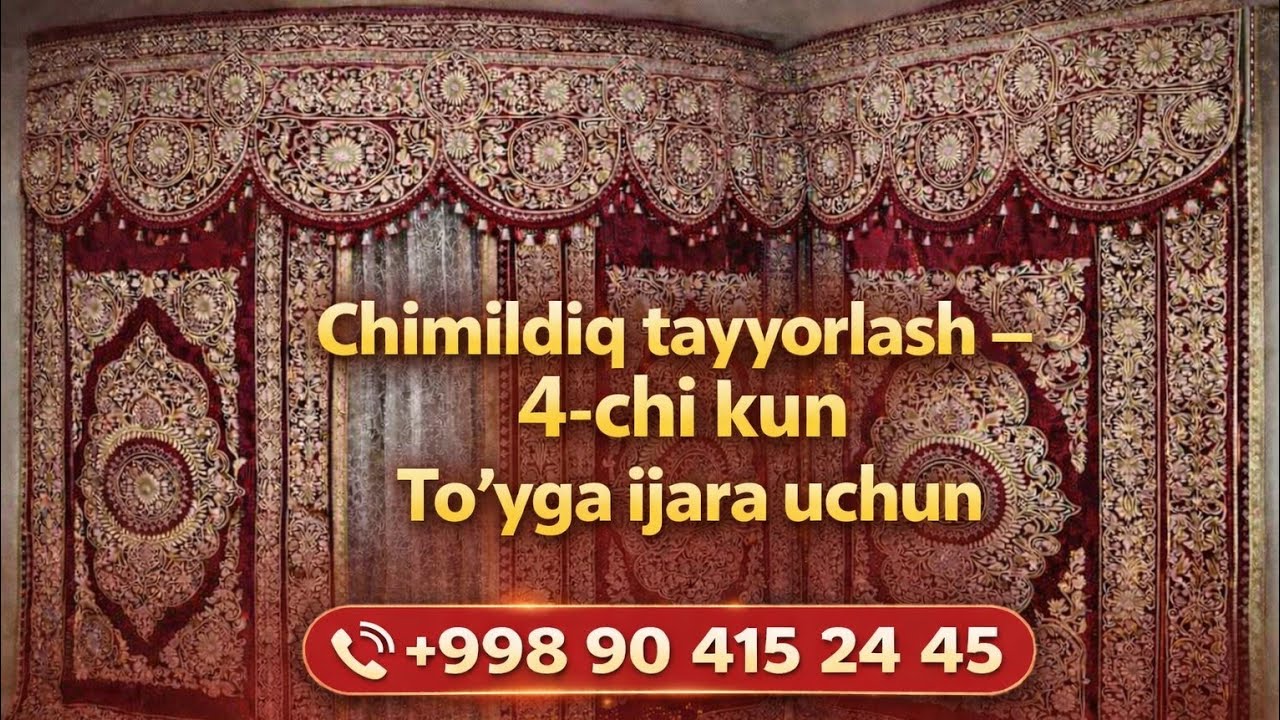 Chimildiq tayyorlaymiz 4 chi kun