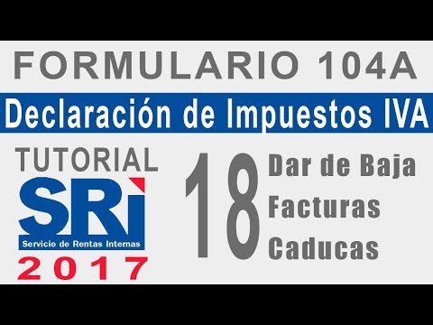 Como Dar De Baja Facturas Sri Por Internet Documentos Impresos