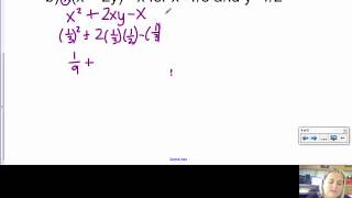 Algebra 1 Lesson 16 Part 2 Simplifying and Evaluationg Variable Expression