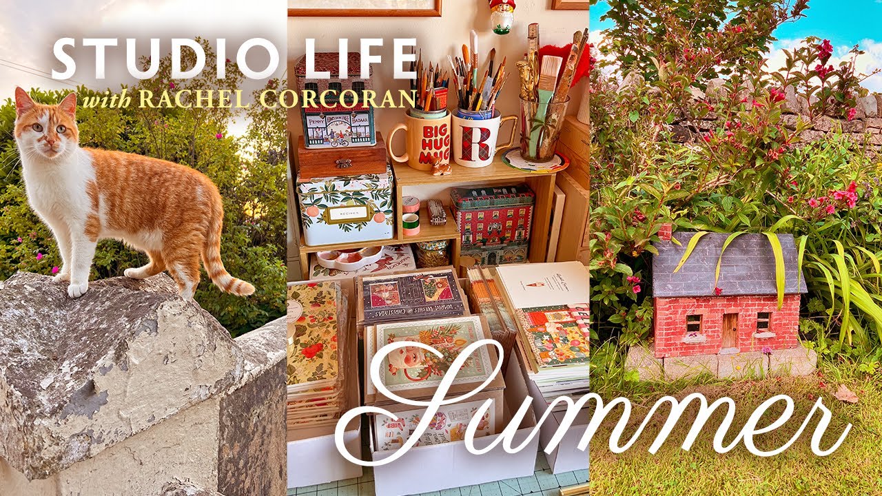 Cosy Summer Studio Vlog, Pack Shop Orders With Me ✿  Day in The Life, Small Business Owner & Artist