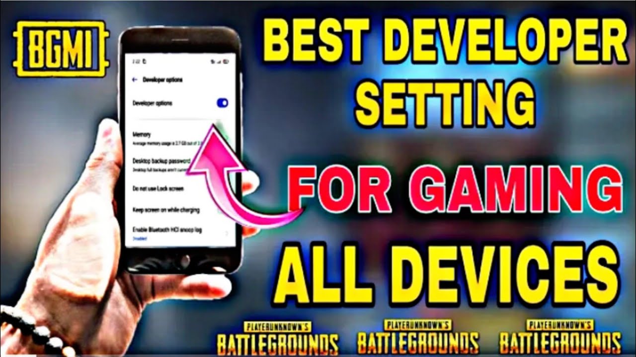 BEST DEVELOPER SETTING FOR GAMING 2022 Increase Android Gaming Performance Enable Gaming Mode BEST