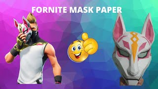 How To Make Mask Fortinite