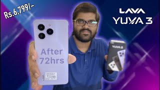 Lava Yuva 3 Review - 72 Hours Later | Best smartphone under 8K 🔥