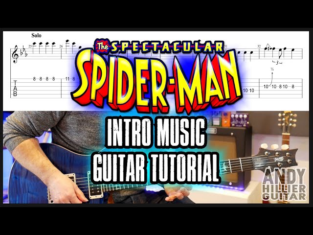 Spectacular Spider-Man Theme (Guitar Tab) Sheet music for Guitar (Solo)