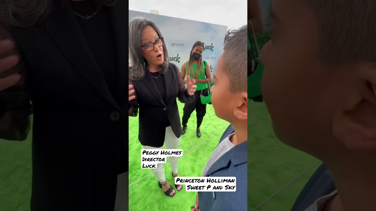 Princeton Holliman interviews Peggy Holmes, Director of Apple TV’s, “Luck”, at the world premier