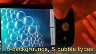 Real Bubbles live wallpaper demo video screenshot 5