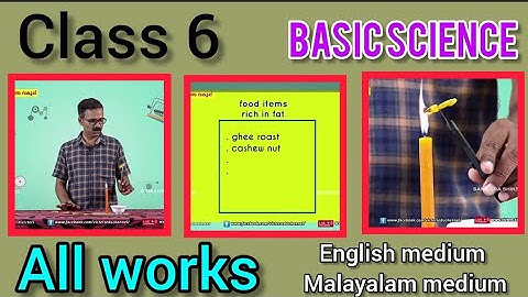 Class 6 basic science works | Class 6 victers works| Science worksheet| STD 6 | Eng & Mal