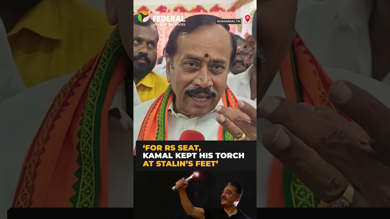 Kamal Haasan kept his torch at Stalin’s feet: H Raja | 