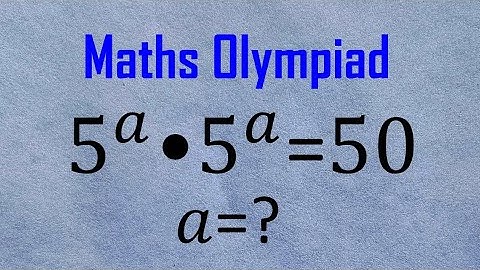 USA | Hardest Exponential Equation 5^a.5^a=50 | Fast & Simple Solution!