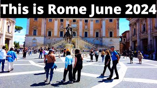 : Rome Italy, This is what Rome looks like in June 2024, Rome walking tour, Roma Italia