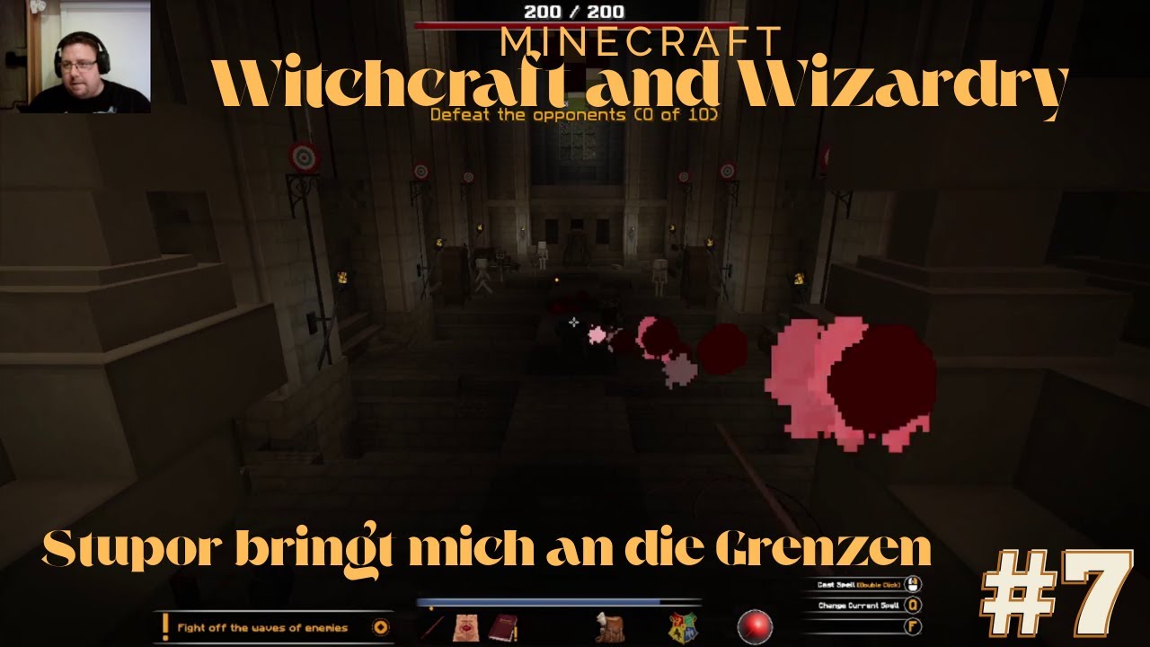 Harry Potter Minecraft - Fast unmöglich Stupefy Zauber Challenge #7