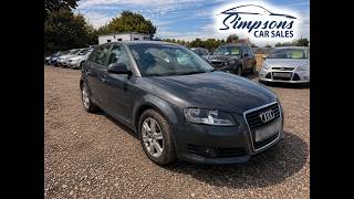 Audi A3 SE Sportback 2.0 Petrol - GK58OEJ