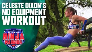 Celeste Dixon's full body workout using zero workout equipment | Australian Ninja Warrior 2020