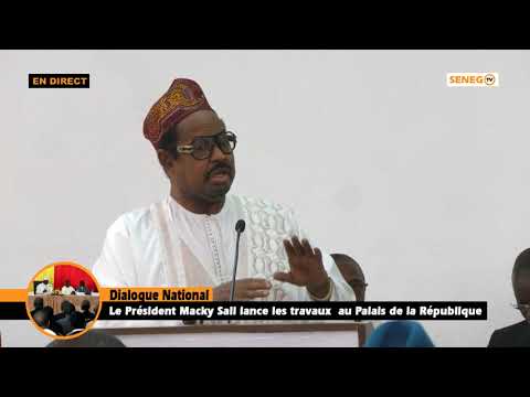 Dialogue National : Ahmed Khalifa Niass Plaide La Cause Des Marabouts Dans Les Institutions...