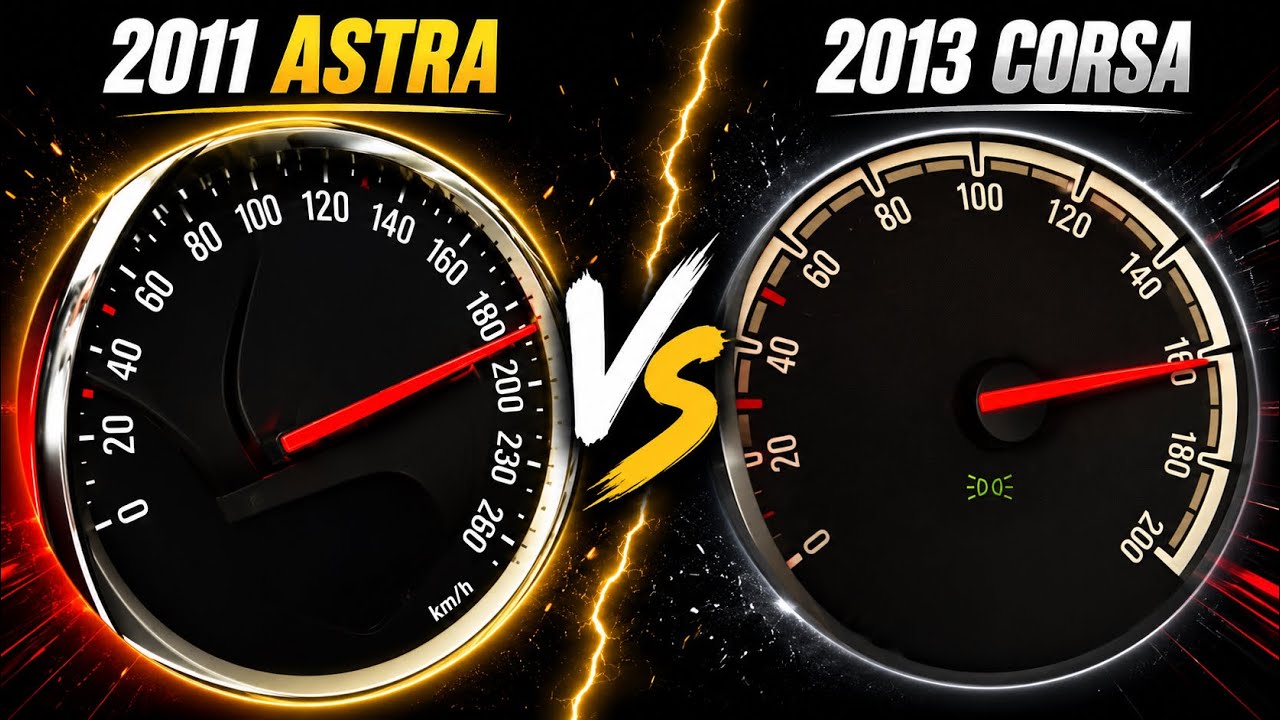 Opel Astra vs Opel Corsa | Acceleration Batlle