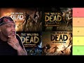 Ranking Telltales' The Walking Dead Series From BEST To WORST #thewalkingdead