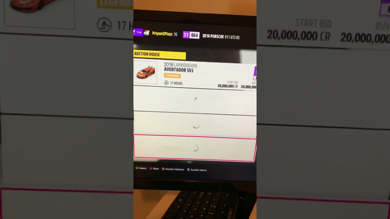 The auction house is officially broken in fh5 