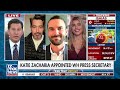 BREAKING: Katie Zacharia appointed as White House press secretary