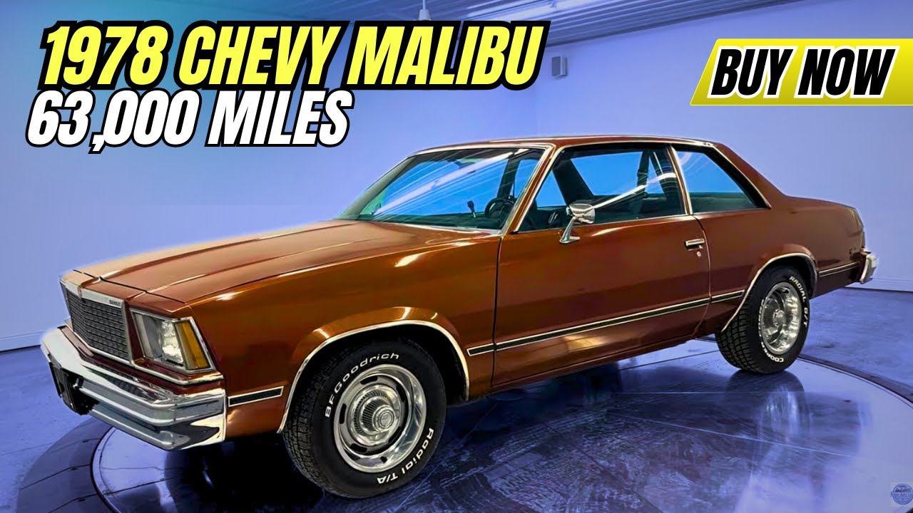 1978 Chevy Malibu | 63,000 Miles | V8 Auto with A/C | Classic Muscle Car for Sale in Iowa