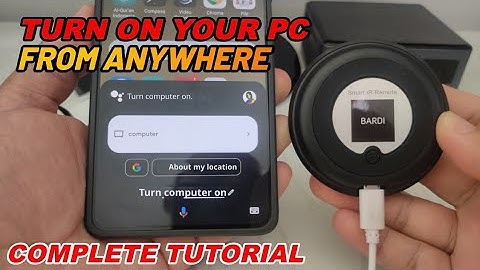 Step by Step Tutorial: Turn On Your PC From Anywhere using Android Device #tech